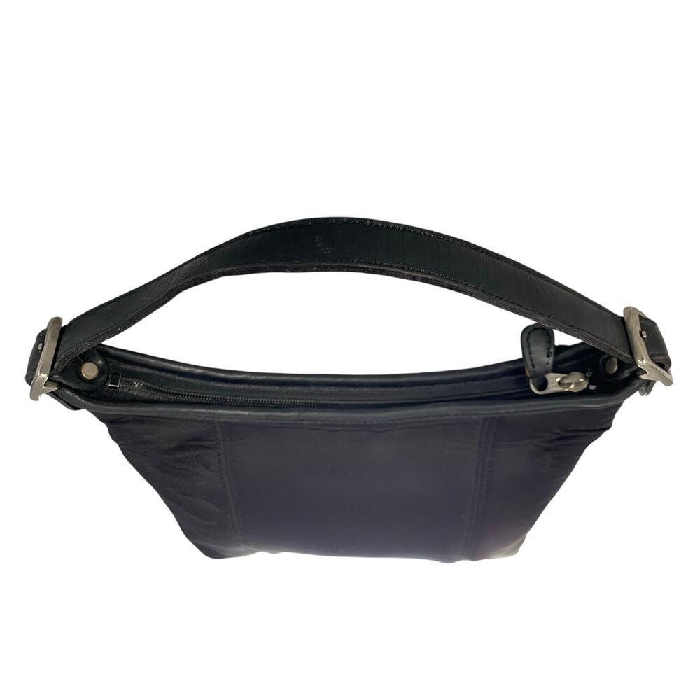 Coach Neo Crescent Shoulder Bag Hand Bag Black Neoprene Vintage Y2K 90s - Picture 6 of 16